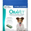 ORAVET Dental Chews for Dogs, Oral Care and Hygiene Chews (Small Dogs, 10-24 lbs.) Blue Pouch, 30 Count