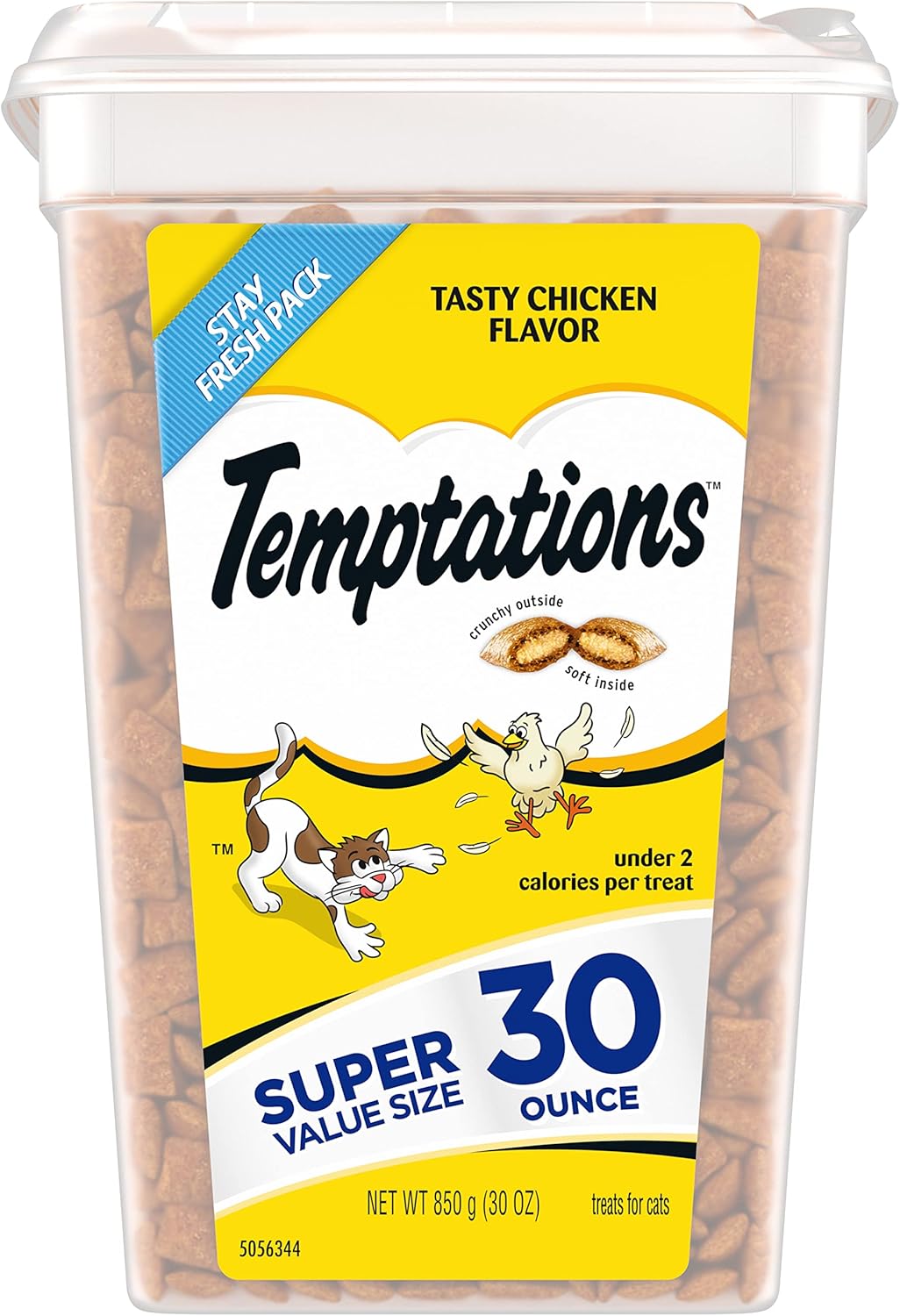 Temptations Classic Crunchy and Soft Cat Treats Tasty Chicken Flavor,
