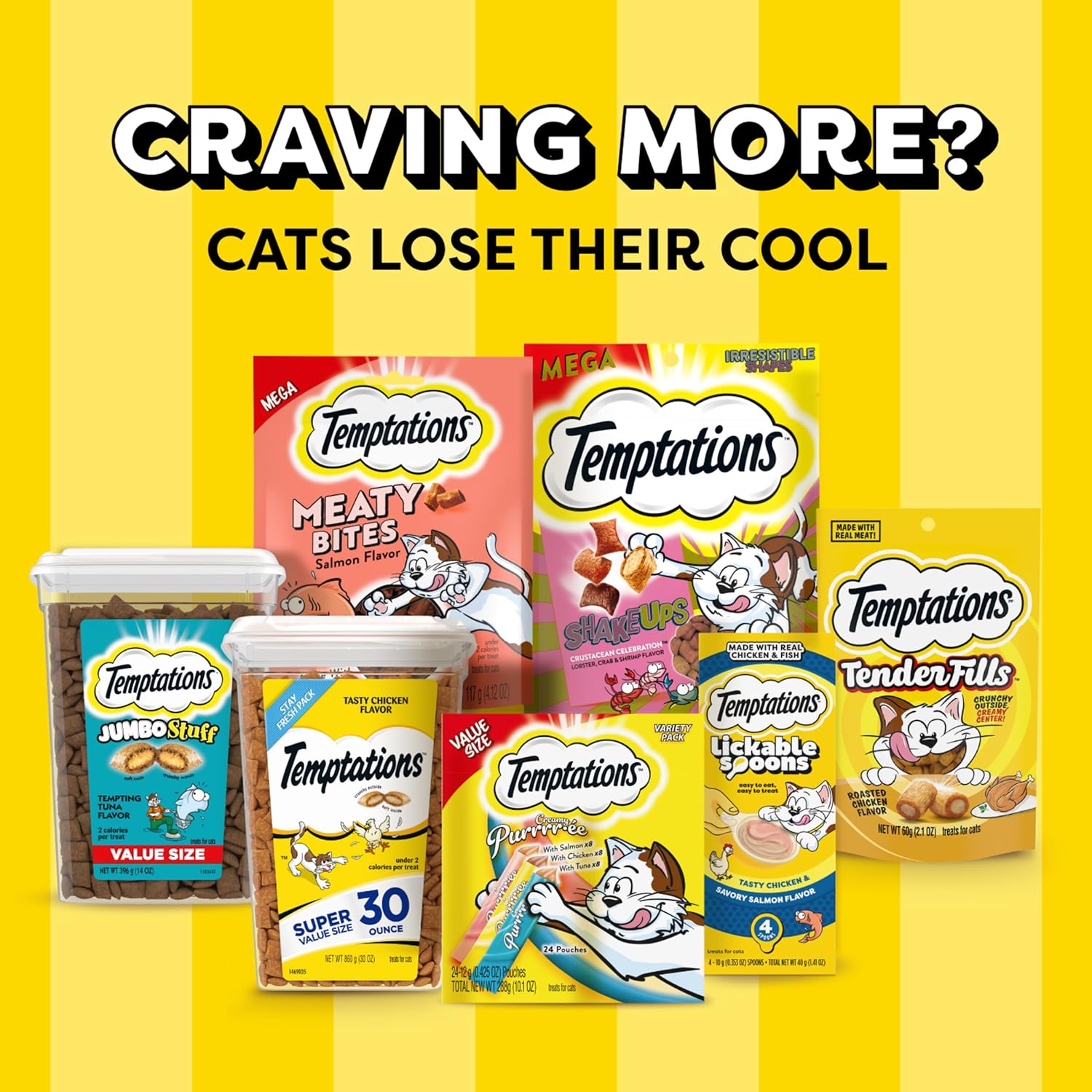 Temptations Classic Crunchy and Soft Cat Treats Tasty Chicken Flavor, - Image 4