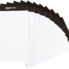 Basics Narrow Ruled Lined Writing Note Pad, 5 inch x 8 inch, White, 12 Count (12 Pack of 50 pages)