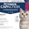 PetArmor CAPACTION Oral Flea Treatment for Cats, Fast Acting Tablets