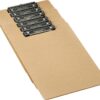 Basics Hardboard Office Clipboard, , Brown