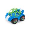 Bright Starts Oball Easy Grasp Rattle & Roll Toy Sports Car BPA-Free Infant Crawling Toy, Blue/Green