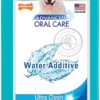 Nylabone Advanced Oral Care Pet Dental Water Additive, Liquid Tartar Remover & Breath Freshener for Dogs, Dog Teeth-Cleaning, Original Flavor