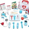 Melissa & Doug Get Well Doctor Kit, 25-Piece Toddler Doctor Play Set, Realistic Pretend Play Toys & Accessories, Preschool Toys for Girls & Boys