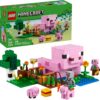 LEGO Minecraft The Baby Pig House Toy Figures and Playset - Building Minecraft Toy for Kids, Boys and Girls,