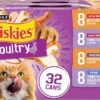 Purina Friskies Gravy Wet Cat Food Variety Pack, Poultry Shreds, Meaty Bits