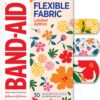 Band-Aid Brand Flexible Fabric Adhesive Bandages, Comfortable Flexible Protection & Wound Care for Minor Cuts & Scrapes, First Aid Bandage with a Wildflower Design, Assorted Sizes, 30 ct